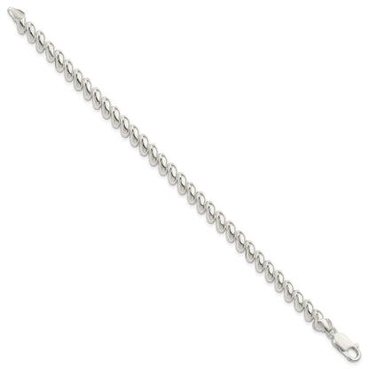 7.5 Inch Sterling Silver 7mm San Marco Bracelet