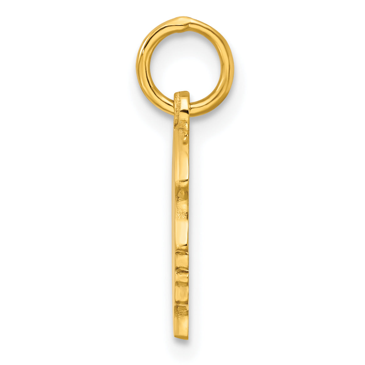 Ss/Gold Plated Sterling Silver Gp Engraveable Girl Polished Disc Charm