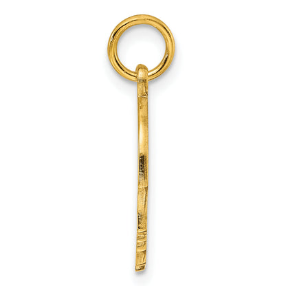 Ss/Gold Plated Sterling Silver Gp Engraveable Boy Polished Disc Charm