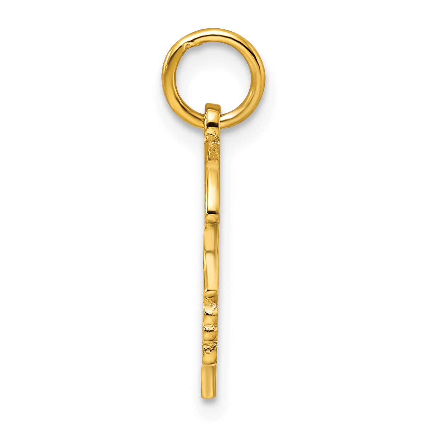 Ss/Gold Plated Sterling Silver Gp Engraveable Girl Polished Disc Charm