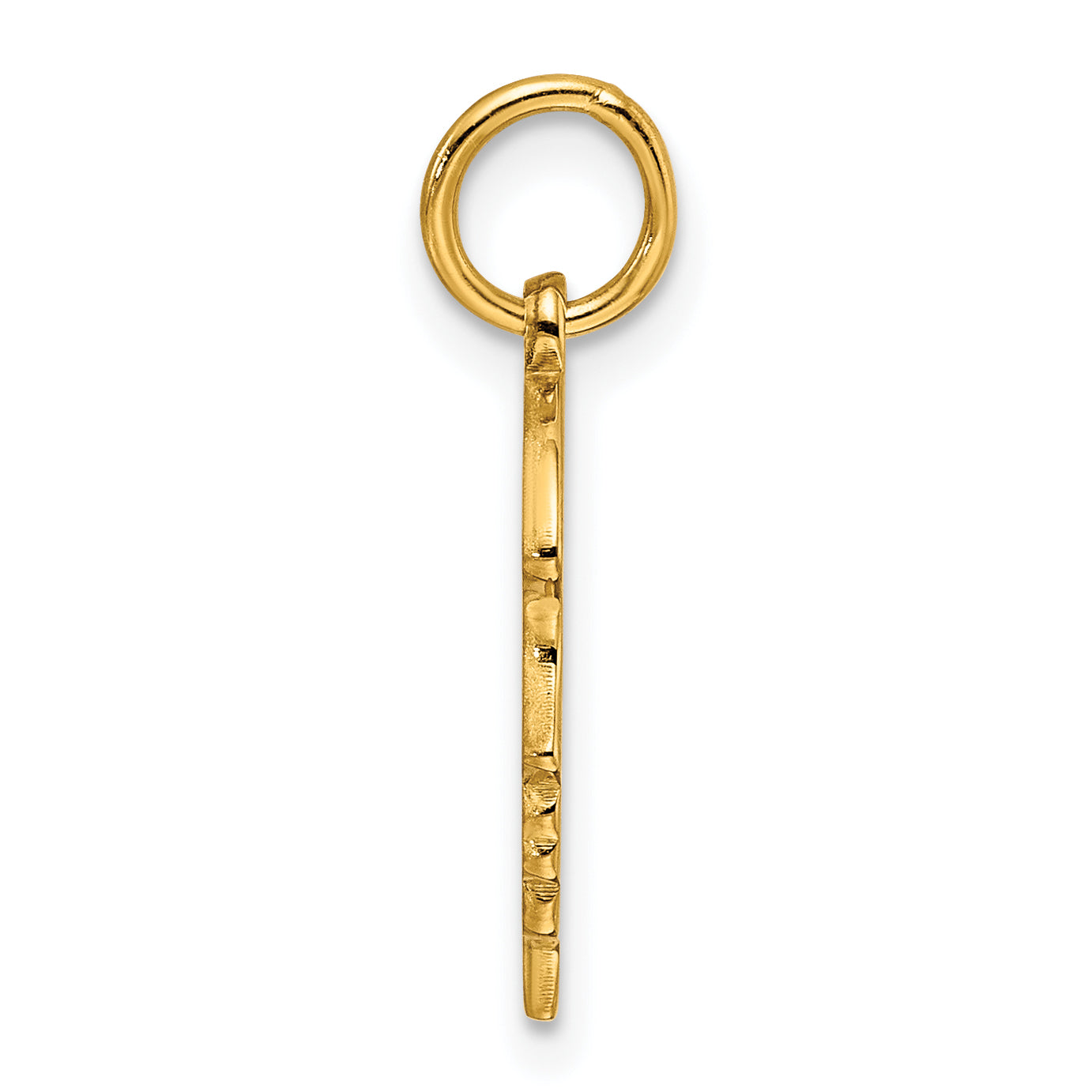 Ss/Gold Plated Sterling Silver Gp Engraveable Girl Polished Disc Charm