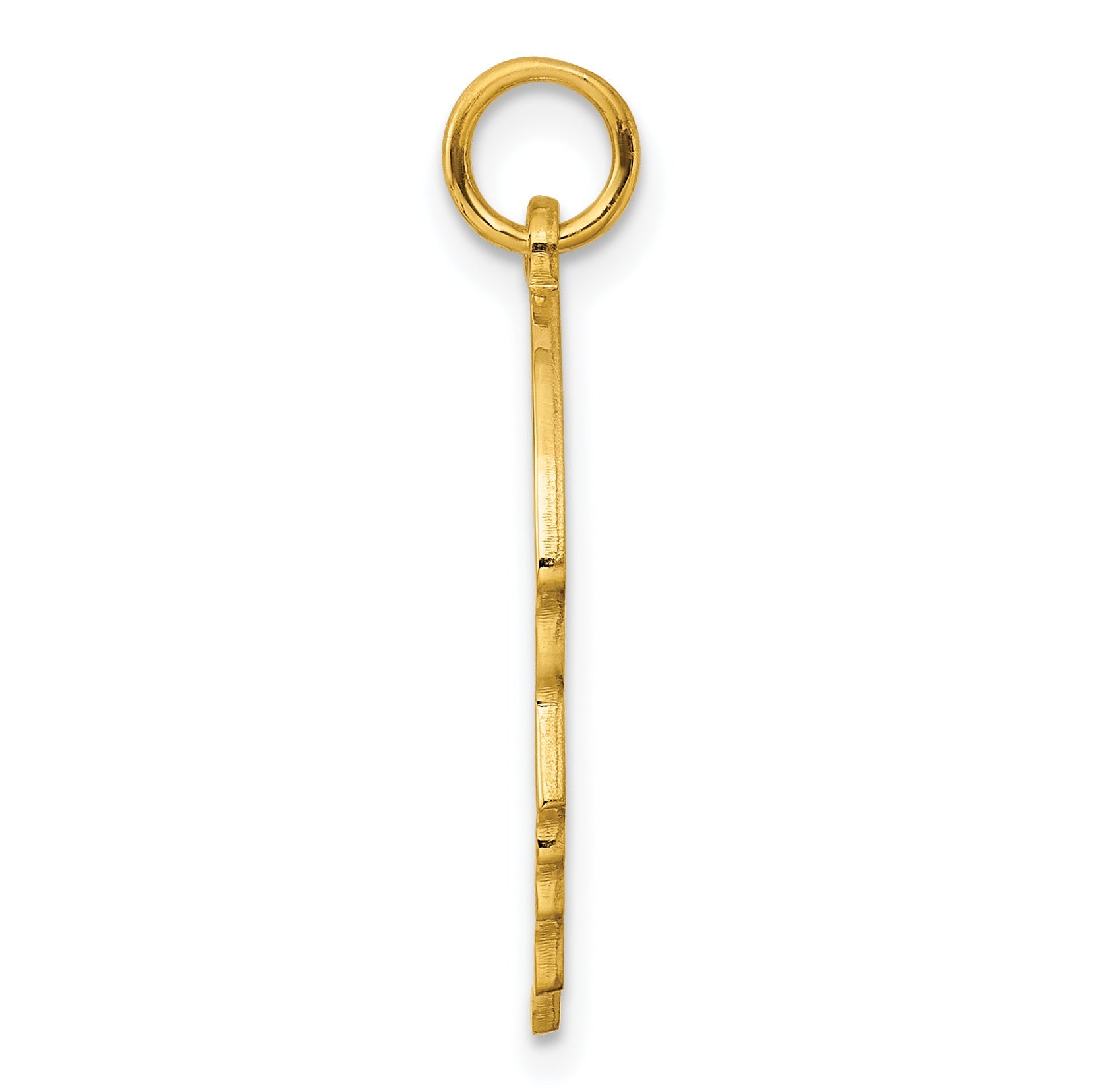 Ss/Gold Plated Sterling Silver Gp Engraveable Boy Polished Disc Charm