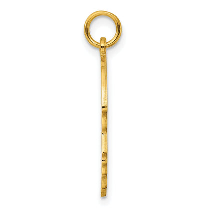 Ss/Gold Plated Sterling Silver Gp Engraveable Boy Polished Disc Charm