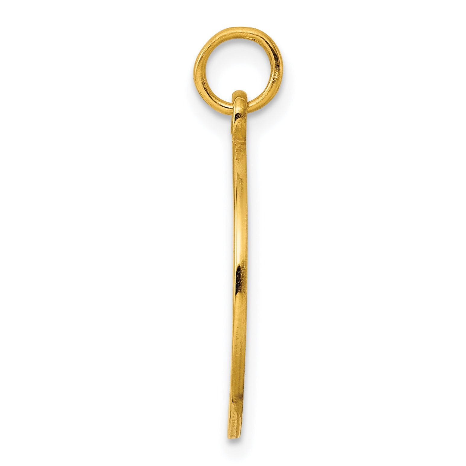 Ss/Gold Plated Sterling Silver Gp Engraveable Round Polished Disc Charm