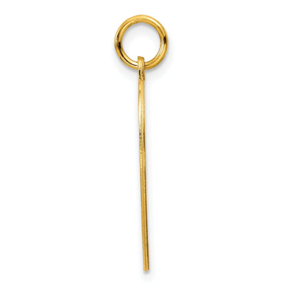 Ss/Gold Plated Sterling Silver Gp Engraveable Heart Polished Disc Charm