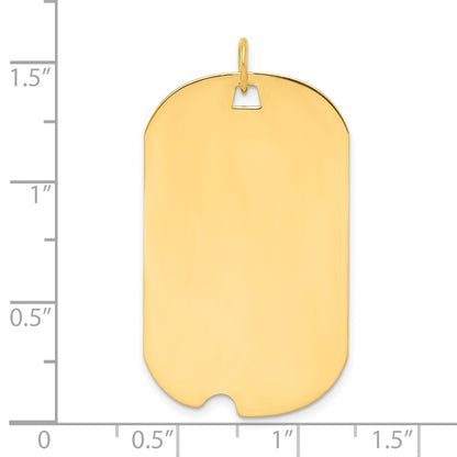 Ss/Gold Plated Sterling Silver Gp Engraveable Dog Tag Disc Charm