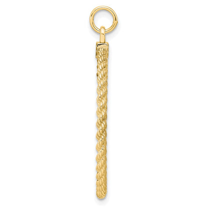 Ss/Gold Plated Sterling Silver Gp Engraveable Round With Rope Polished Disc