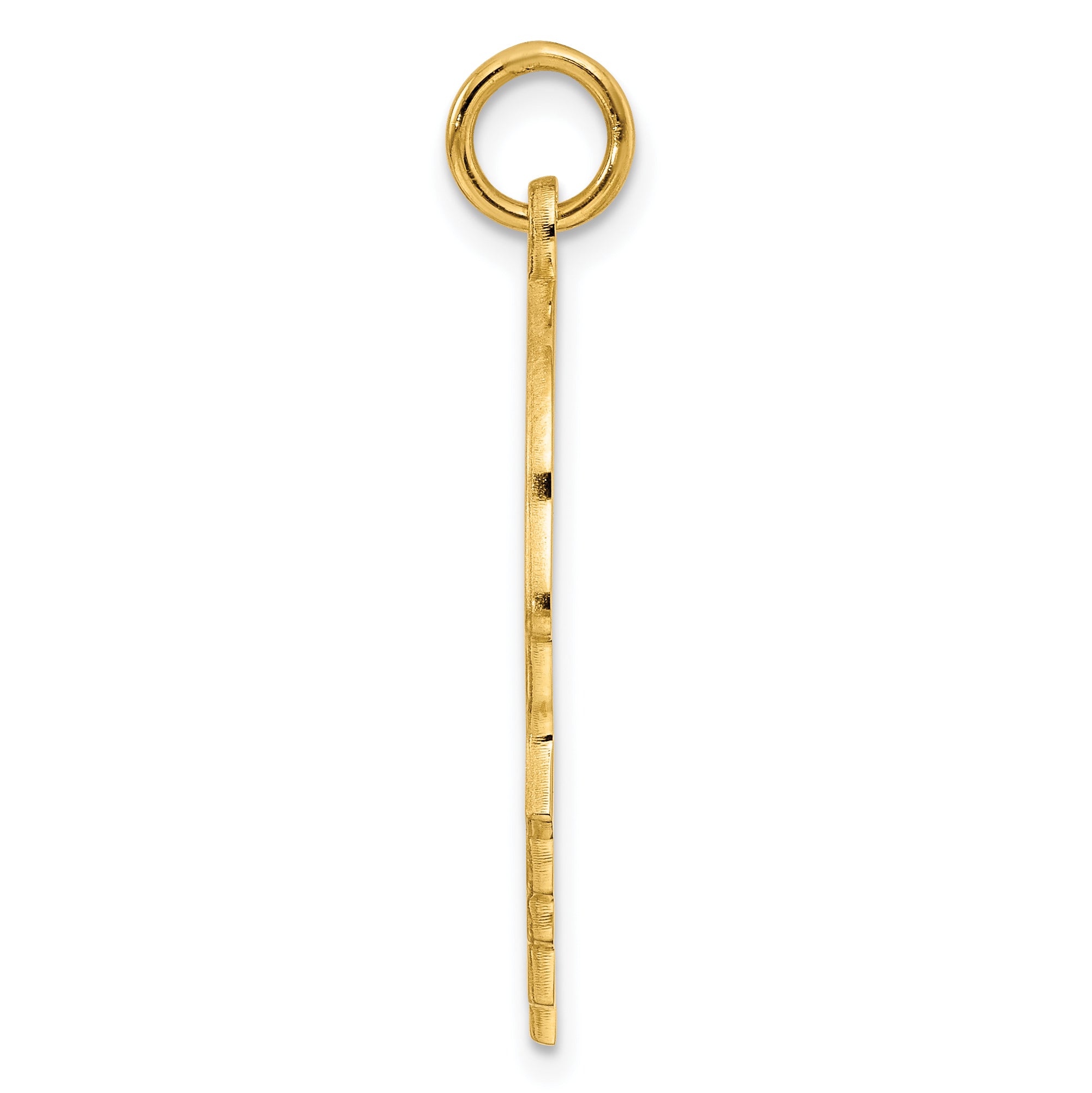 Ss/Gold Plated Sterling Silver Gp Engraveable Boy Polished Disc Charm