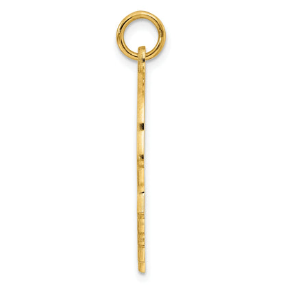 Ss/Gold Plated Sterling Silver Gp Engraveable Boy Polished Disc Charm