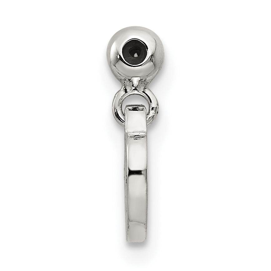 Sterling Silver Mio Memento Dangle Heart Charm