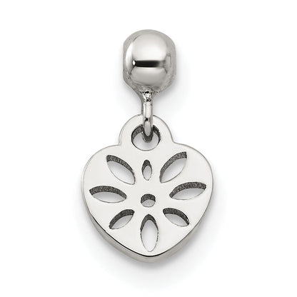 Sterling Silver Mio Memento Dangle Heart Charm