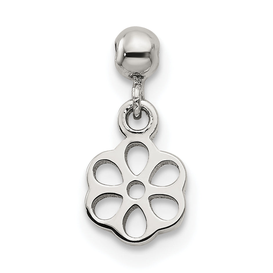 Sterling Silver Mio Memento Dangle Flower Charm