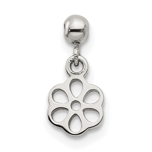 Sterling Silver Mio Memento Dangle Flower Charm