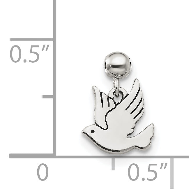 Sterling Silver Mio Memento Dangle Bird Charm