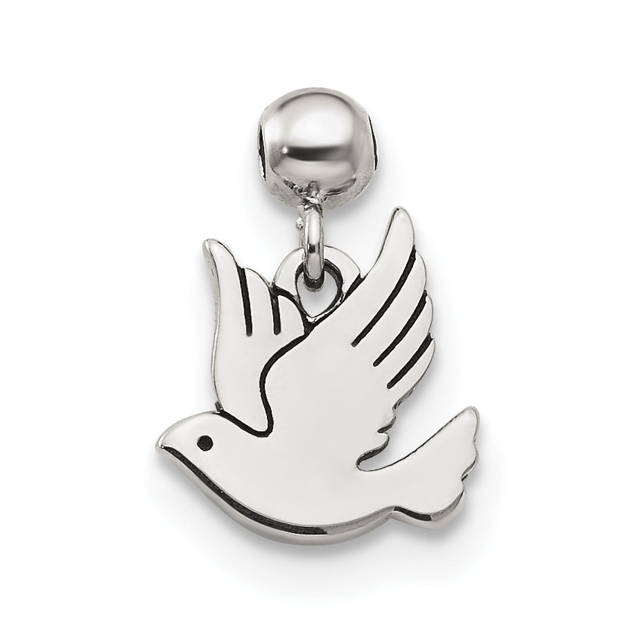 Sterling Silver Mio Memento Dangle Bird Charm