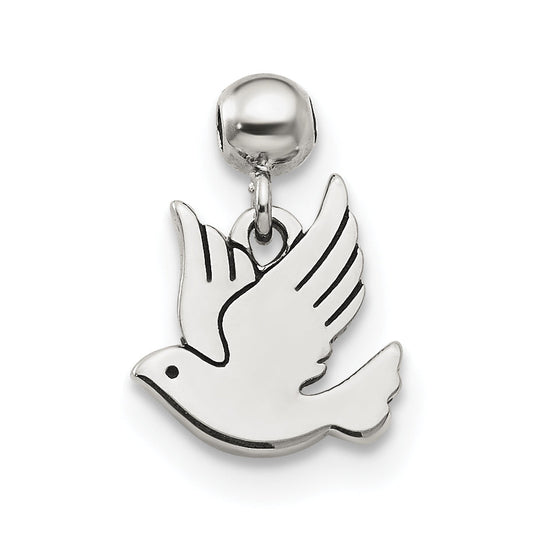 Sterling Silver Mio Memento Dangle Bird Charm