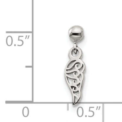 Sterling Silver Mio Memento Dangle Wing Charm