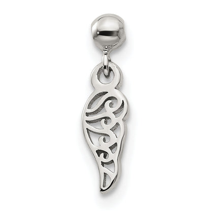 Sterling Silver Mio Memento Dangle Wing Charm