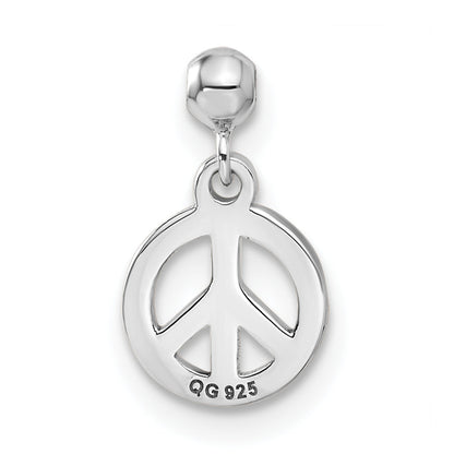 Sterling Silver Mio Memento Dangle Peace Charm