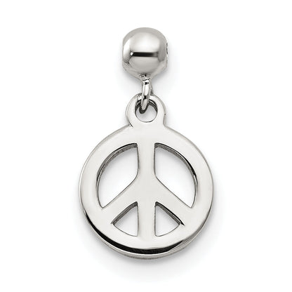 Sterling Silver Mio Memento Dangle Peace Charm