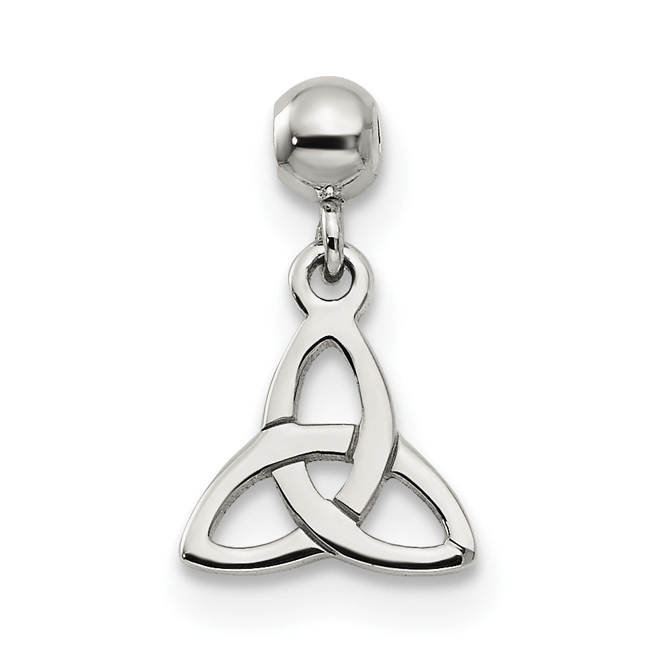 Sterling Silver Mio Memento Dangle Trinity Knot Charm