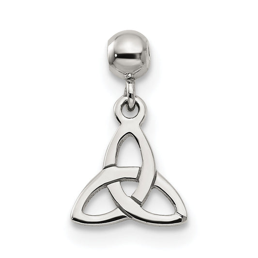 Sterling Silver Mio Memento Dangle Trinity Knot Charm
