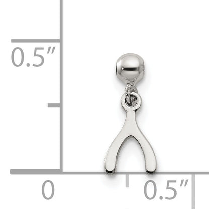 Sterling Silver Mio Memento Dangle Wish Bone Charm