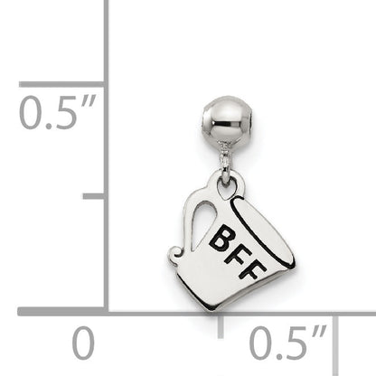 Sterling Silver Mio Memento Enamel Dangle Cup Charm