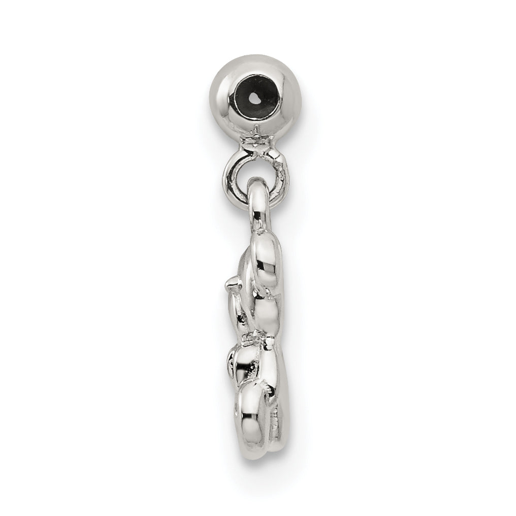 Sterling Silver Mio Memento Dangle Teddy Bear Charm