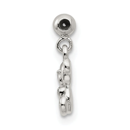 Sterling Silver Mio Memento Dangle Teddy Bear Charm
