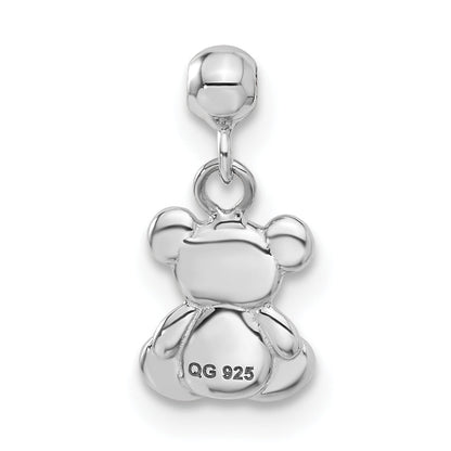 Sterling Silver Mio Memento Dangle Teddy Bear Charm