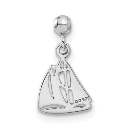 Sterling Silver Mio Memento Dangle Boat Charm