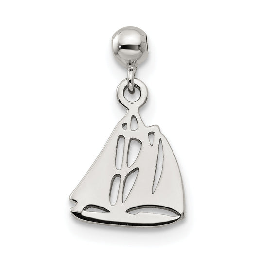 Sterling Silver Mio Memento Dangle Boat Charm