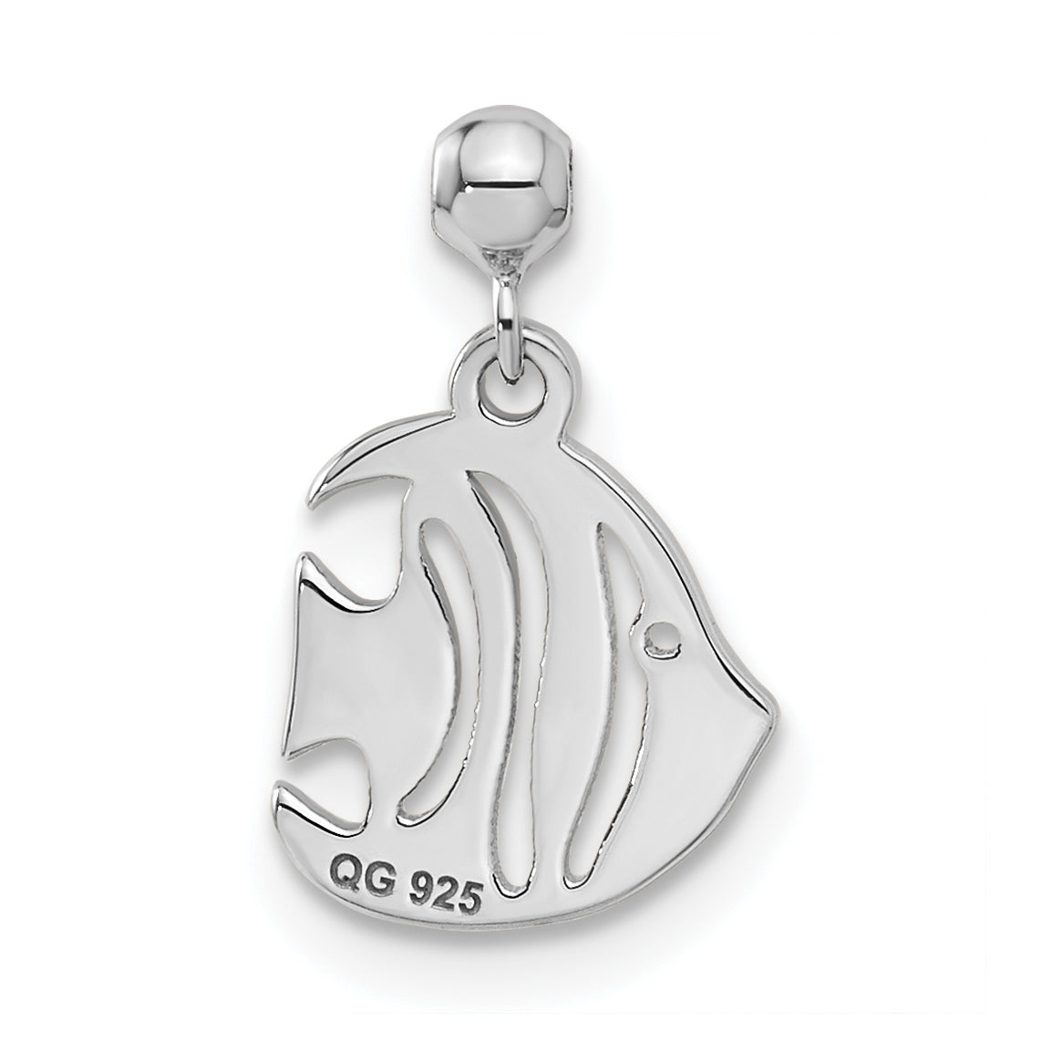Sterling Silver Mio Memento Dangle Fish Charm