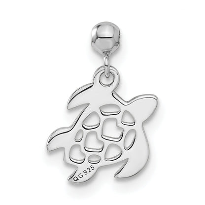 Sterling Silver Mio Memento Dangle Turtle Charm