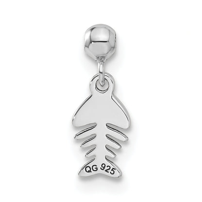 Sterling Silver Mio Memento Dangle Fish Charm