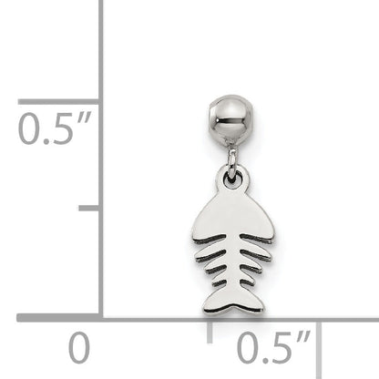 Sterling Silver Mio Memento Dangle Fish Charm