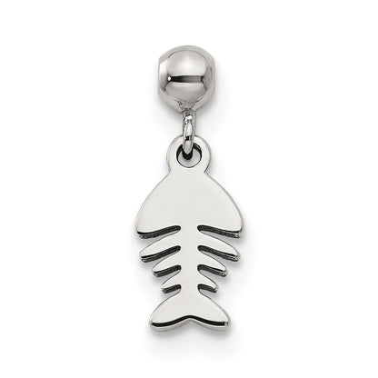 Sterling Silver Mio Memento Dangle Fish Charm