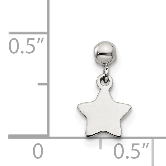 Sterling Silver Mio Memento Dangle Star Charm