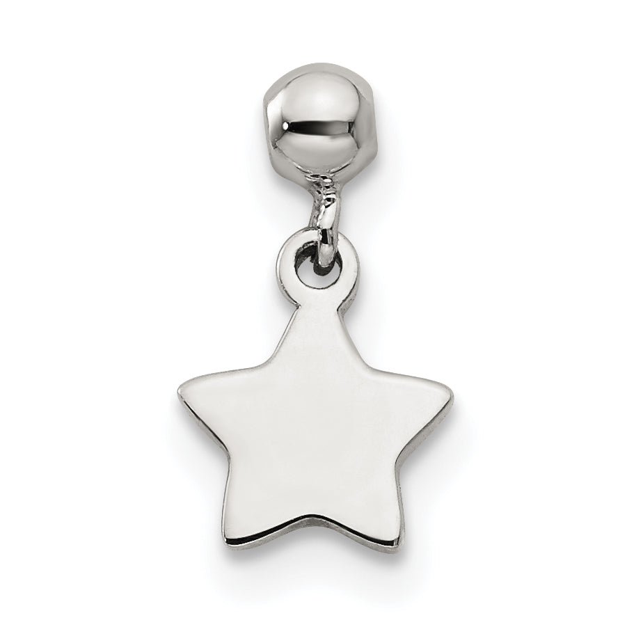 Sterling Silver Mio Memento Dangle Star Charm