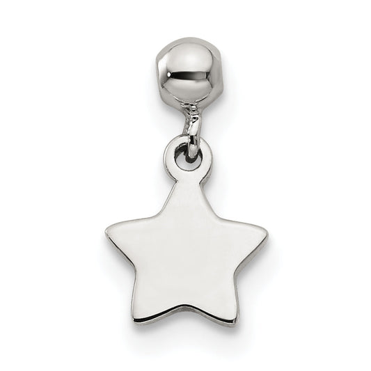 Sterling Silver Mio Memento Dangle Star Charm