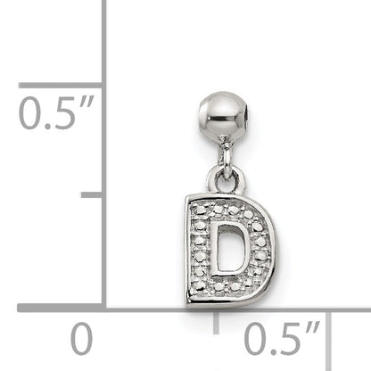 Sterling Silver Mio Memento Letter D Dangle Initial Charm