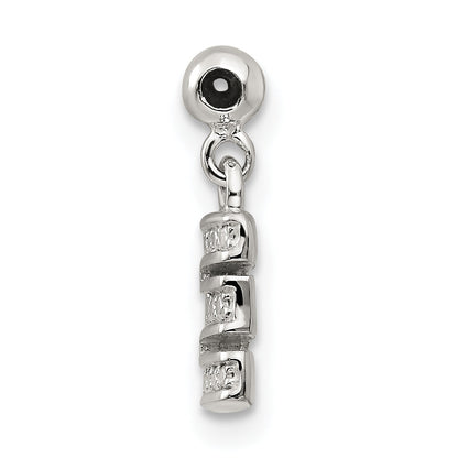 Sterling Silver Mio Memento Letter E Dangle Initial Charm