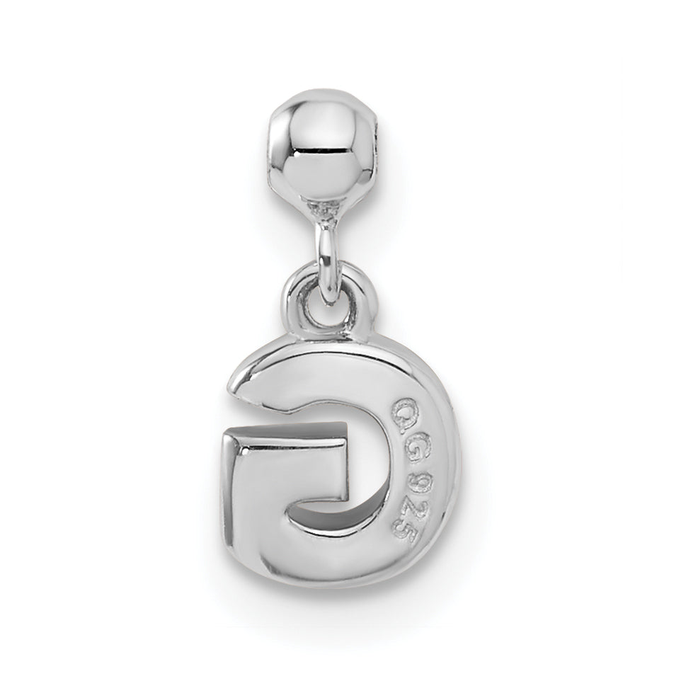 Sterling Silver Mio Memento Letter G Dangle Initial Charm