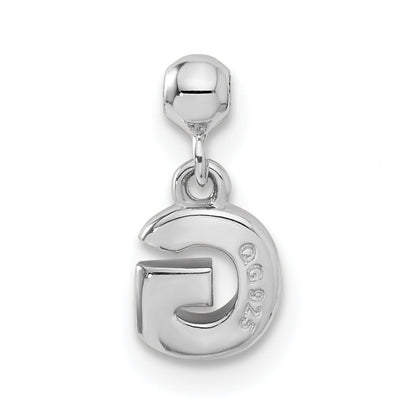 Sterling Silver Mio Memento Letter G Dangle Initial Charm