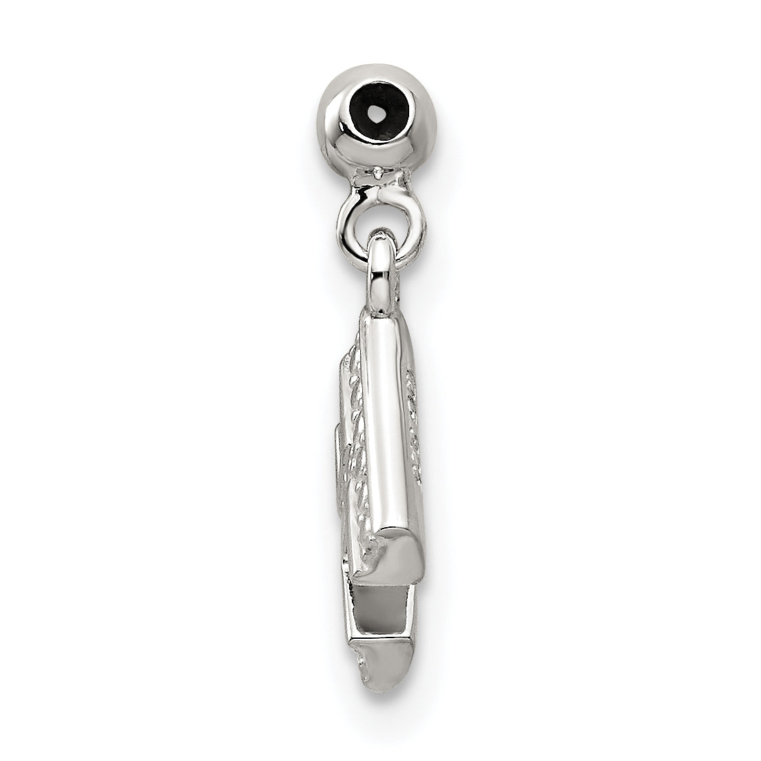 Sterling Silver Mio Memento Letter H Dangle Initial Charm