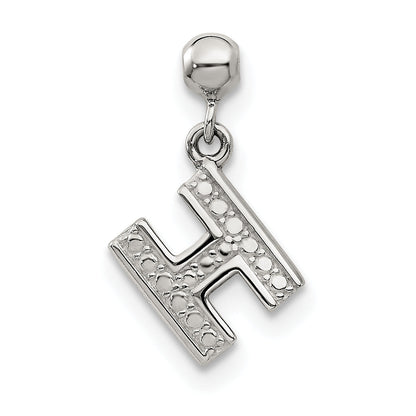 Sterling Silver Mio Memento Letter H Dangle Initial Charm