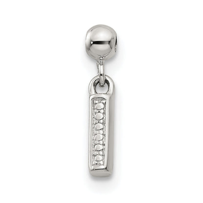 Sterling Silver Mio Memento Letter I Dangle Initial Charm