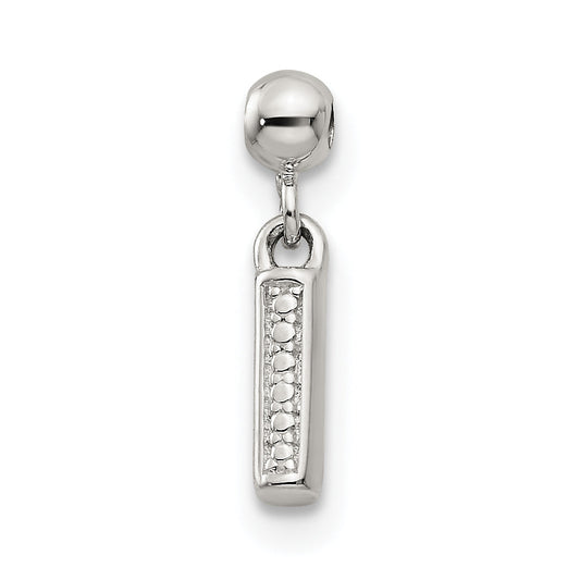 Sterling Silver Mio Memento Letter I Dangle Initial Charm