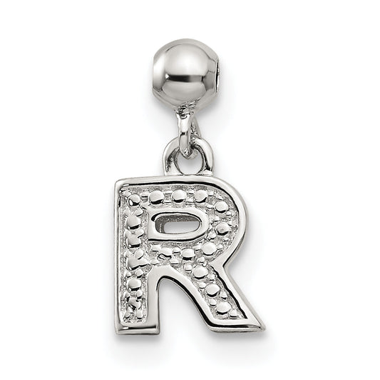 Sterling Silver Mio Memento Letter R Dangle Initial Charm